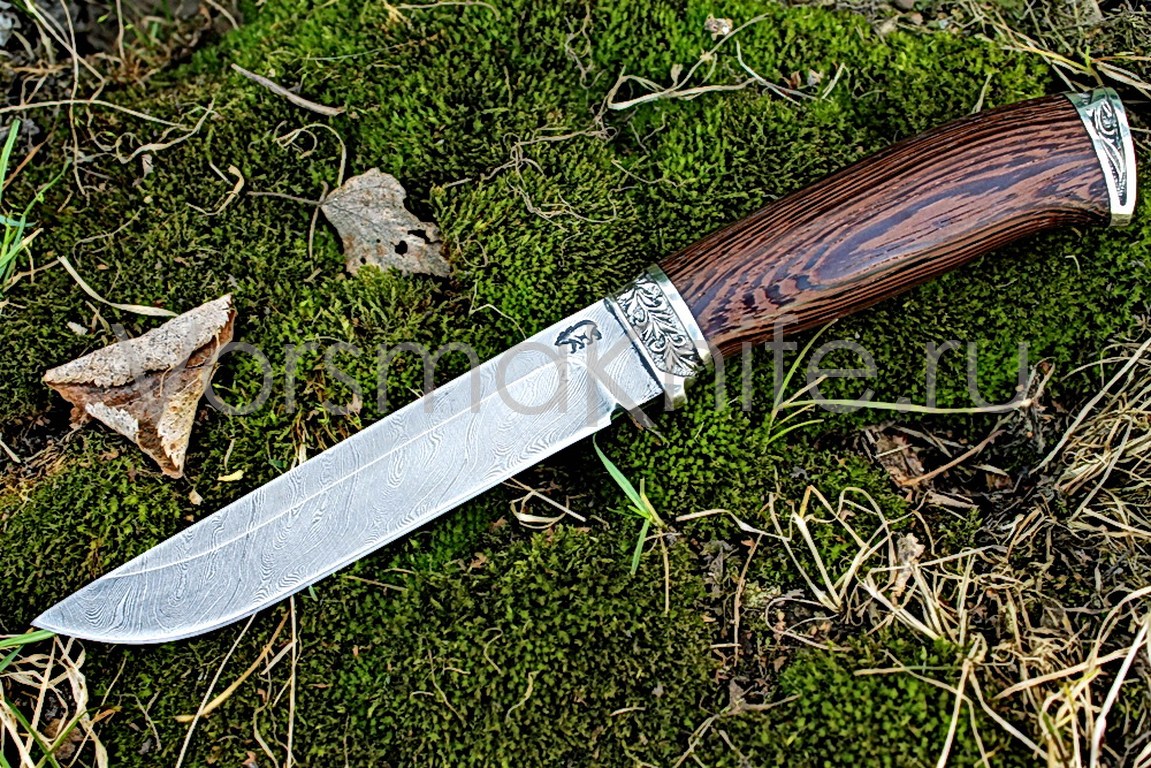 охотничий нож дамасская сталь