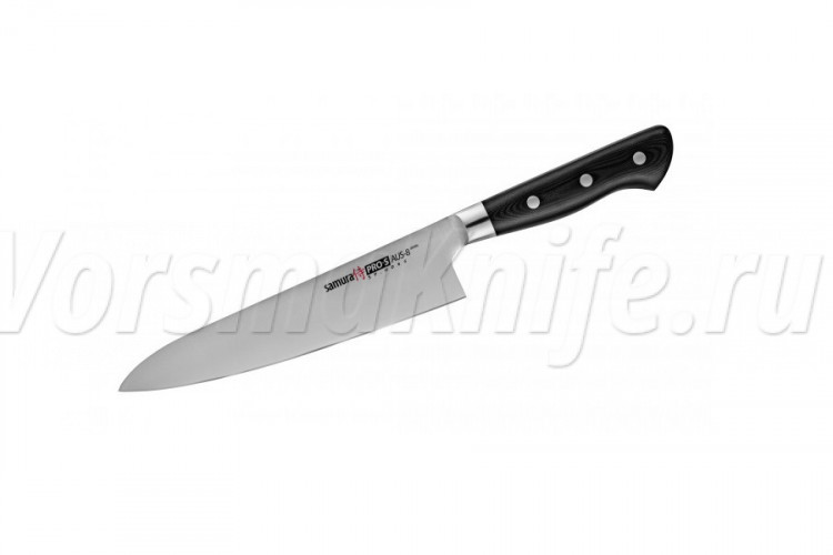 Нож шефа SAMURA PRO-S SP-0085/K, AUS-8, стеклотекстолит 