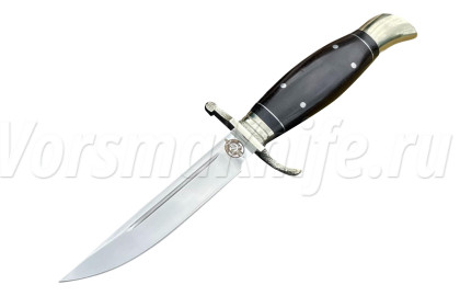 Финка НКВД сталь 95Х18 (кованая), рукоять черный граб