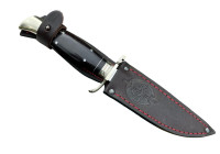 Финка НКВД сталь 95Х18 (кованая), рукоять черный граб  