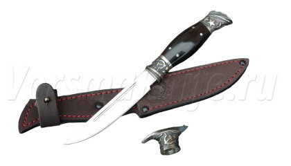 Финка НКВД (разборная) сталь D2 (кованая), рукоять черный граб