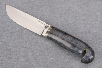 Нож Лиса, сталь М390, карельская береза 