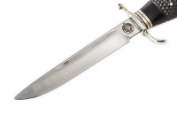 Финка НКВД сталь 95Х18 (кованая), рукоять черный граб  