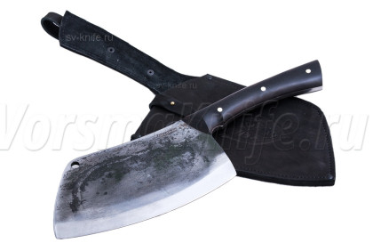 Тяпка большая для мяса цельнометаллическая, N690, граб