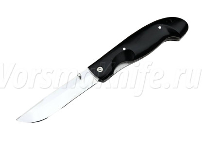 Складной нож "Финский", N690, черный граб
