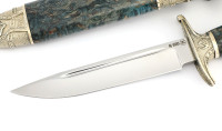 Финка НКВД, N690, стаб. карелская береза, литье Феликс, ножны  