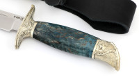 Финка НКВД, N690, стаб. карелская береза, литье Феликс, ножны  