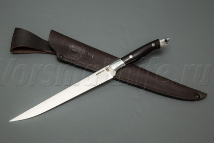 Нож Филейный №3, Bohler M390, дюраль, граб