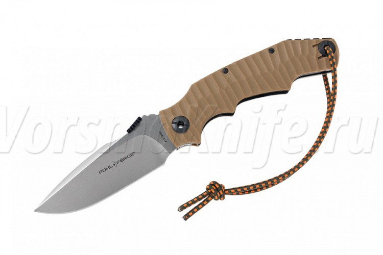 Нож Pohl Force Alpha Four Tactical Desert 1061, D2, полиамид 
