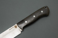 Нож Турист, сталь M390, цельнометаллический, микарта 