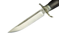 Авторская Финка НКВД, 95х18, чёрный граб  