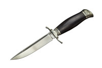 Финка НКВД, разборная, М390, черный граб, мельхиор  