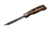 Складной нож "Финский", N690, карельская береза  