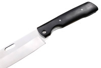 Складной " Нож - Шеф", N690, черный граб  