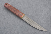 Нож 002, булат, карельская береза 