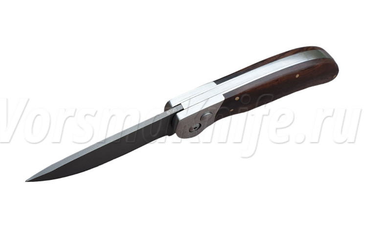 Выкидной нож "Рысь", Bohler S390, венге 