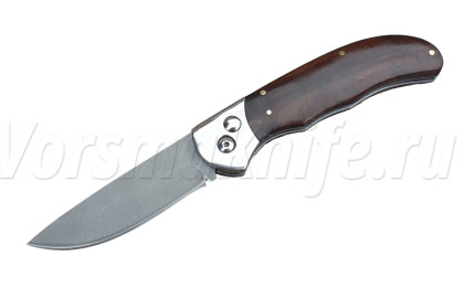 Выкидной нож "Рысь", Bohler S390, венге